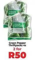 Food Lover's Market Green pepper thriftpacks offer
