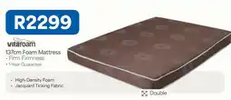 OK Furniture Vitafoam - 137cm foam mattress offer
