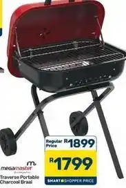 Pick n Pay Hypermarket Megamaster - traverse portable charcoal braai offer