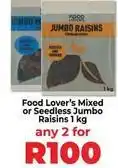 Food Lover's Market Jumbo - raisins offer