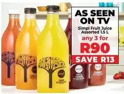 Food Lover's Market Apple - simpl fruit juice offer