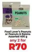 Food Lover's Market Peanuts or peanuts & raisins offer