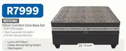 OK Furniture Restonic - 152cm comfort care base set offer