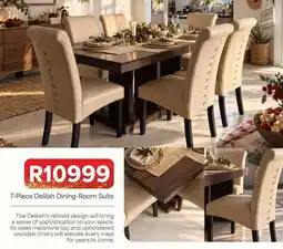 OK Furniture 7-piece delilah dining-room suite offer