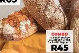 Food Lover's Market San francisco sourdough bread, rustic baguette offer