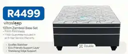 OK Furniture 137cm zambezi base set offer
