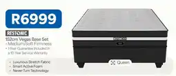 OK Furniture Restonic - 152cm vegas base set offer