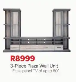 OK Furniture 3-piece plaza wall unit offer