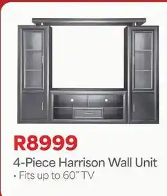 OK Furniture 4-piece harrison wall unit offer