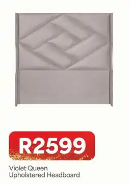 OK Furniture Violet queen upholstered headboard offer