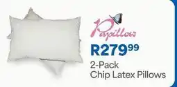 OK Furniture Chip latex pillows offer