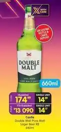 Shoprite Liquor Castle - double malt pure malt lager beer rb 660ml offer