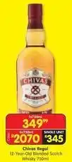 Shoprite Liquor Chivas regal - 12-year-old blended scotch whisky 750ml offer