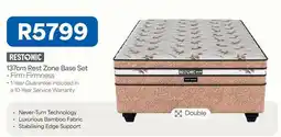 OK Furniture Restonic - 137cm rest zone base set offer