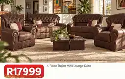 OK Furniture 4-piece trojan mkii lounge suite offer