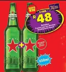 Shoprite Liquor Heineken - premium lager beer offer