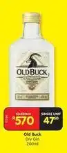Shoprite Liquor Old buck - dry gin offer