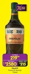 Shoprite Liquor Klipdrift - premium brandy 750ml offer