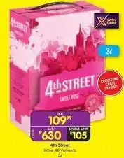 Shoprite Liquor 4th street - sweet rose offer
