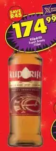 Shoprite Liquor Klipdrift - expert brandy offer