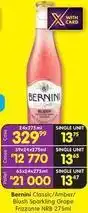 Shoprite Liquor Bernini - classic/amber/blush sparkling grape frizzante nrb offer