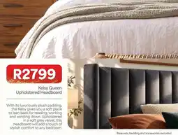 OK Furniture Plush - kelsy queen upholstered headboard offer