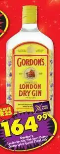 Shoprite Liquor Gordon's - london dry gin offer