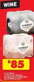 Shoprite Liquor La fleurette/la domaines/sauvignon blanc sparkling wine offer