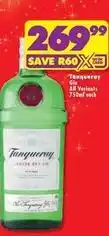 Shoprite Liquor Tanqueray - gin offer