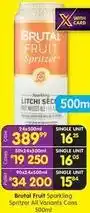 Shoprite Liquor Brutal fruit sparkling spritzer all variants cans offer