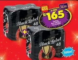 Shoprite Liquor Carling - black label 6pk offer