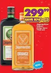 Shoprite Liquor Jagermeister - jägermeister original/ orange liqueur offer