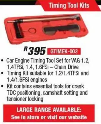 Adendorff Machinery Mart Timing Tool Kits offer