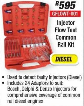 Adendorff Machinery Mart Diesel Injector Flow Test Common Rail Kit offer