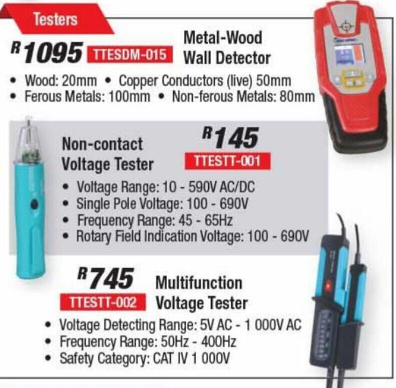 Multifunction Voltage Tester offer at Adendorff Machinery Mart
