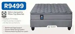 OK Furniture 152cm Hampshire Pillow-Top Base Set offer
