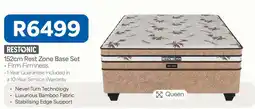 OK Furniture Restonic 152cm Rest Zone Base Set offer