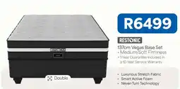 OK Furniture Restonic 137cm Vegas Base Set offer