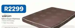 OK Furniture Vitafoam 137cm Foam Mattress offer