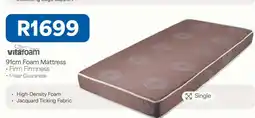 OK Furniture Vitafoam 91cm Foam Mattress offer