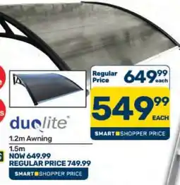 Pick n Pay Hypermarket Duolite 1.2m Awning offer