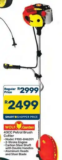 Pick n Pay Hypermarket WOLF Garden 43CC Petrol Brush Cutter offer