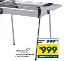 Pick n Pay Hypermarket Megamaster Adventurer Portable Charcoal Braai offer