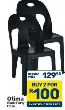 Pick n Pay Hypermarket Otima Black Party Chair offer