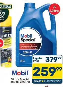 Pick n Pay Hypermarket Mobil 5 Litre Special Car Oil 20W-50 offer