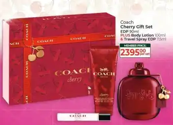 Coach Cherry Gift Set