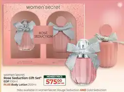 Dis-Chem women'secret Rose Seduction Gift Set offer