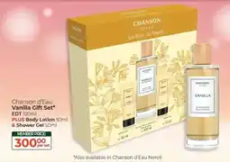 Dis-Chem Chanson d'Eau Vanilla Gift Set offer