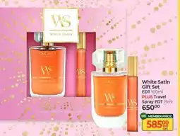 Dis-Chem White Satin Gift Set offer