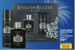 Dis-Chem English Blazer Black Gift Set offer
